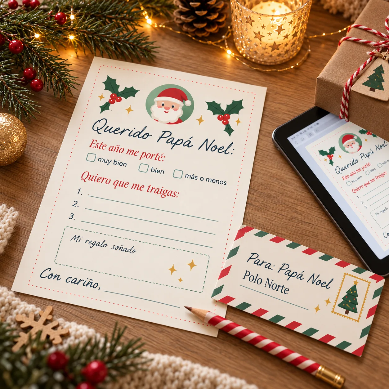 Kit imprimible de Navidad clásico | 8 piezas — imagen 4 de 5