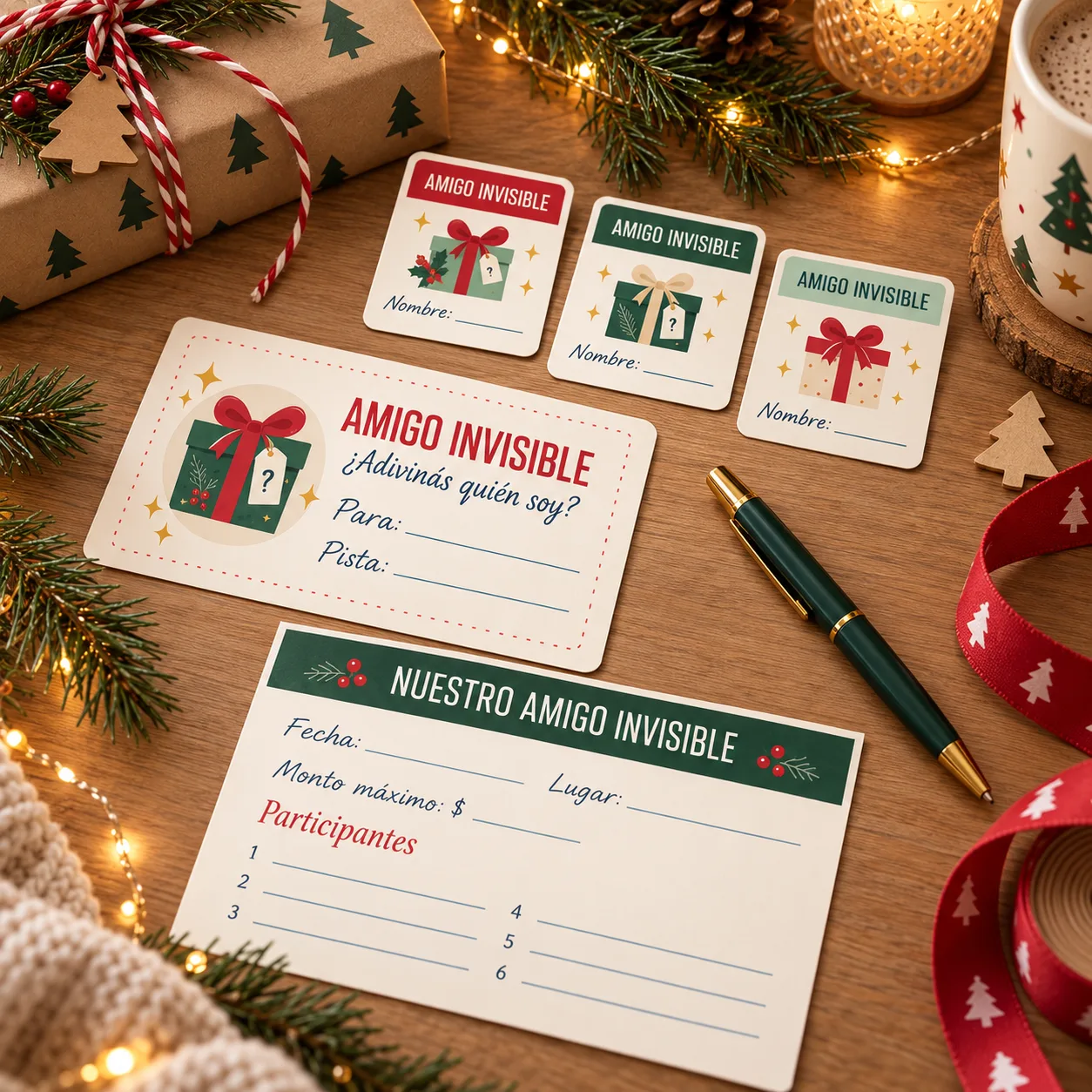 Kit imprimible de Navidad clásico | 8 piezas — imagen 3 de 5